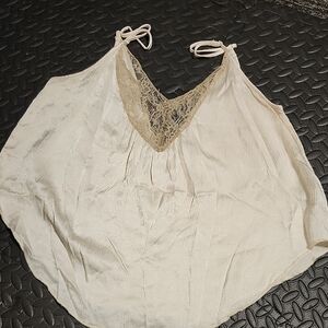 American Eagle Outfitters Cream Lace Camisole
